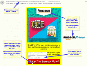 This 'Amazon' Phishing email simply didn't 'feel right'. It was an easy one to spot!